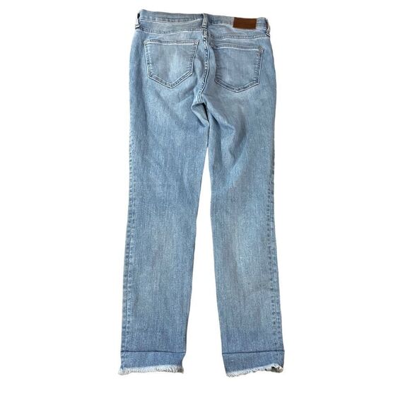 madewell Sz 25 9" High-Rise Skinny Crop Jeans: Button-Front Edition - Picture 5 of 8